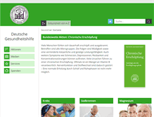Tablet Screenshot of gesundheitshilfe.de